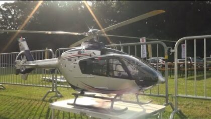 Eurocopter EC-135 Scale turbine Model Helicopter 65.years MGSH 2015 Schmerlat