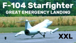 F-104 Starfighter | GREAT EMERGENCY LANDING | XXL jet RC