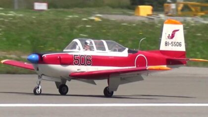 FUJI T-3 PRIMARY MILITARY TRAINER JAPAN RC SCALE MODEL AIRPLANE