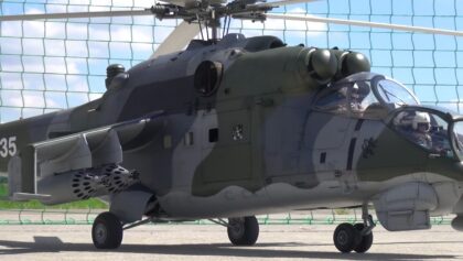 Fantastic detailed RC Turbine MIL MI-24 Миль Ми-24 Scale Helicopter