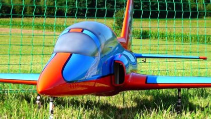 Ford GT 40 Gulf style RC Jet Fantastic Sounding Turbine