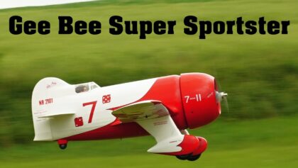 Gee Bee R2 Super Sportster | scale RC plane |