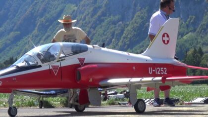 Giant RC Jet Scale Turbine BAE Hawk MK2 Swiss Design