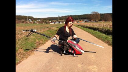 Girlpower Stefanie.B an der Heli Challenge 2013 rock the Sky