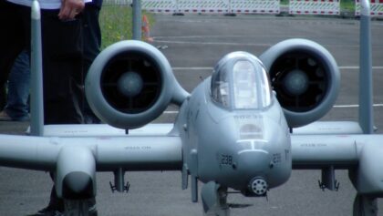 Great Moment during the RC Warthog A-10 Flight a Super