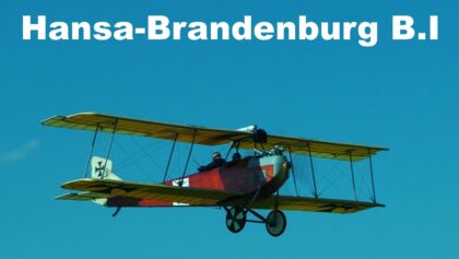 Hansa-Brandenburg B.I | giant scale RC biplane | 4K |