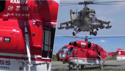 Heliclassic RC Scale Model Helicopter Action Mil Mi24 Hind and
