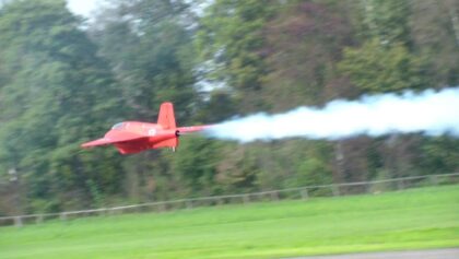 HighSpeed RC Messerschmitt 🚀ME-163🚀Turbine Model Jet/Warbird Amazing Low Pass and