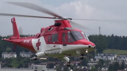 Highly detailed radio controlled Agusta 109K2 Turbine REGA Scale Model