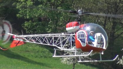 Huge Bell 47G-3B scale rc model helicopter agricultural products