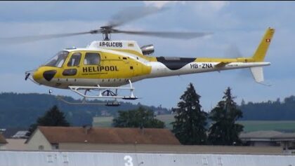 Huge Scale R/C Helicopter AS-350 Air Glaciers Model with a