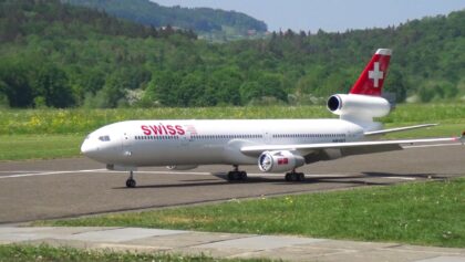 Incredibles RC MD-11 Swiss Turbien scale Aircraft Model Airliner