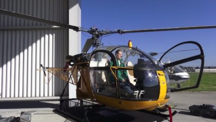 Landing Perfectly a Giant RC Lama 3 Scale Turbine Helicopter
