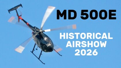 MD Helicopters MD 500E | 4K | HISTORICAL AIRSHOW 2026