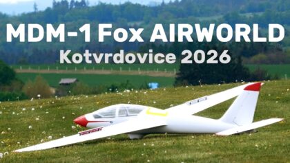 MDM-1 Fox AIRWORLD | 4m aerobatic RC glider | 4K