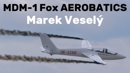 MDM-1 Fox GLIDER AEROBATICS | Marek Veselý | 4K |
