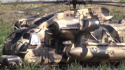 MH-53 PAVE LOW III BLACK STALLION RC MODEL HELICOPTER