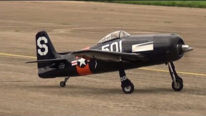 Marines Grumman F8F Bearcat Scale RC Warbird fly In 2017