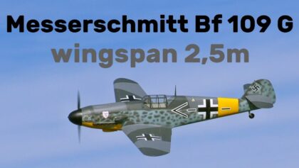Messerschmitt Bf 109 G | 2,5m scale RC plane |