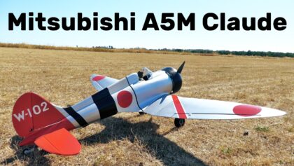 Mitsubishi A5M Claude | 1,4m scale RC airplane | 4K