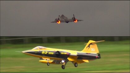 Never seeing RC Jet Constellation Blackbird SR-71 and STARFIGHTER F-104