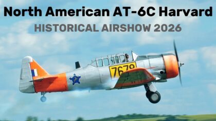 North American AT-6C Harvard Mk.II | 4K | HISTORICAL AIRSHOW