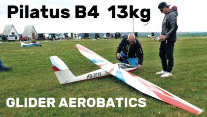 Pilatus B4 GLIDER AEROBATICS | 4,5m scale RC glider |