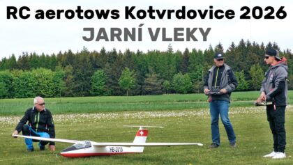 RC GLIDER aerotows Kotvrdovice 2026 | 4K