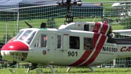 RC Helicopter Cal Fire Bell EH-1H Super Huey N489DF Turbine