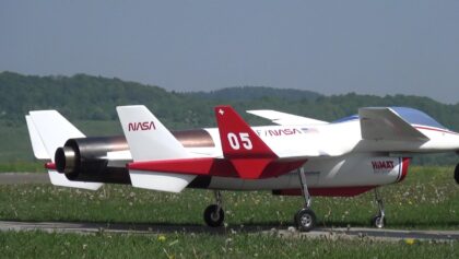 R/C Jet Rockwell RPRV-870 HiMAT NASA Highly Maneuverable Vector Thrust
