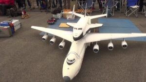 RC Launch System Antonov AN 225 drop the Buran Space