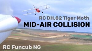 RC MID-AIR COLLISION FPV aerial footage by DJI OSMO NANO