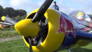 RC RED BULL YAK 55 SP RADIAL ENGINE MODEL AIRPLANE