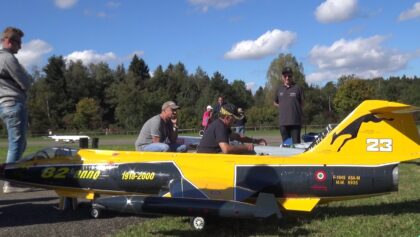 RC STARFIGHTER F-104S ASA-M TURBINE MODEL JET