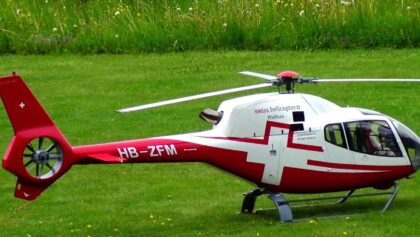 RC TURBINE SCALE EUROCOPTER EC-120B PFAFFNAU MODEL HELICOPTER