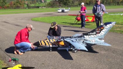 RC Tornado Panavia ECR Scale Turbine Model Jet with working