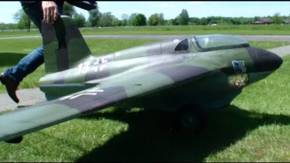 R/C Turbine Messerschmitt ME-163 Komet “nickname” Power-Egg extrem Fast