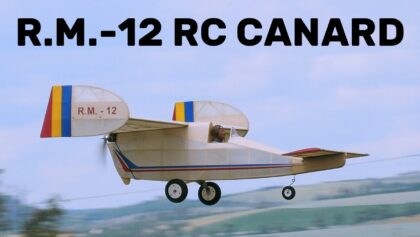 RM-12 RC CANARD airplane | 4K | MEGA CUP 2025