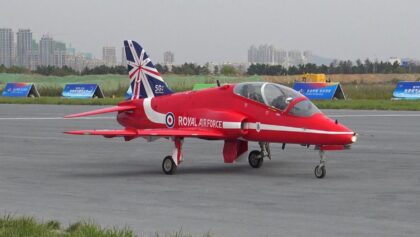 RONGCHENG JWM TEAM FRANCE BAE HAWK 50.ANNIVERSARY SCALE TURBINE MODEL