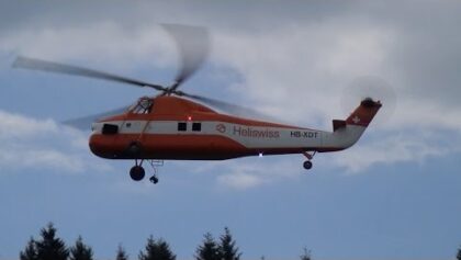 Rare Sikorsky S-58T HB Scale RC Model Helicopter meeting 2017