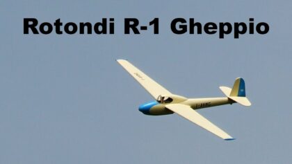 Rotondi R-1 Gheppio | scale RC glider | 4K |