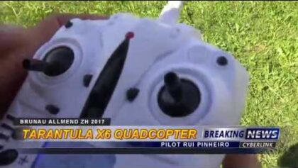 SERGIO.P CONTROLES PRIMEIRA VEZ TARANTULA X6 QUADCOPTER 2017 ZÜRICH