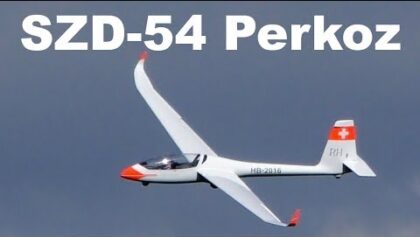 SZD-54 Perkoz, giant scale RC sailplane, 2019