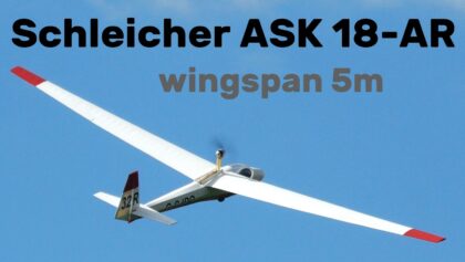Schleicher ASK 18 Experimental | 5m scale RC motor glider