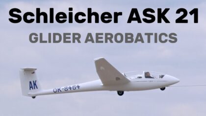 Schleicher ASK 21 GLIDER AEROBATICS | 4K | Open Day