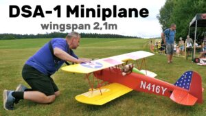 Smith DSA-1 Miniplane | 2,1m scale RC biplane | 4K