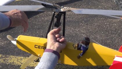 Special selfbuilt unique RC Rotor Airplane “Cerberus”