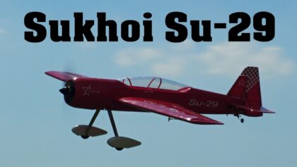Sukhoi Su-29 | aerobatic RC airplane | 4K | Halenkovice