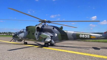 TURBINE RC MIL MI-24 THE FLYING TANK CZECH AIR FORCE
