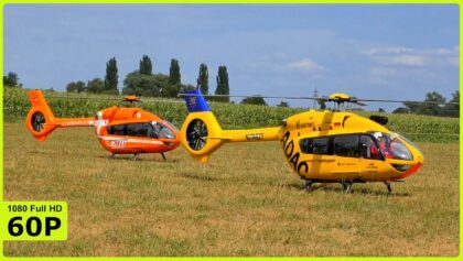 TWO XXL TURBINE VARIO EUROCOPTER H-145 FLYING TOGETHER
